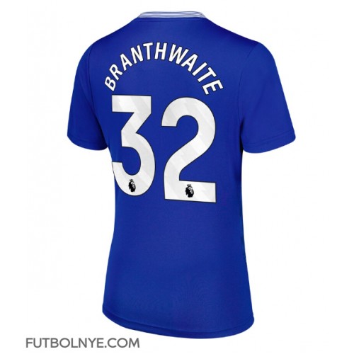 Camiseta Everton Jarrad Branthwaite #32 Primera Equipación para mujer 2024-25 manga corta
